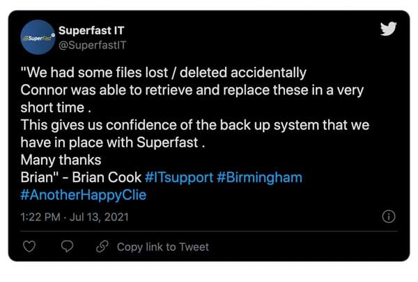 Data back-up