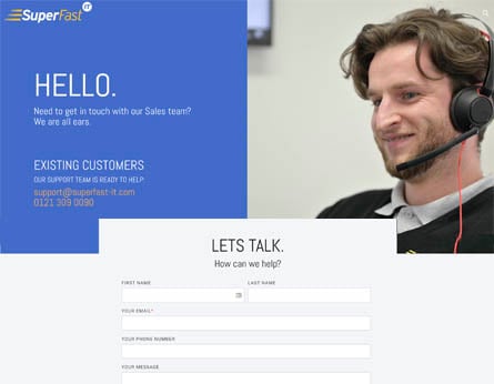 Get in touch with IT company