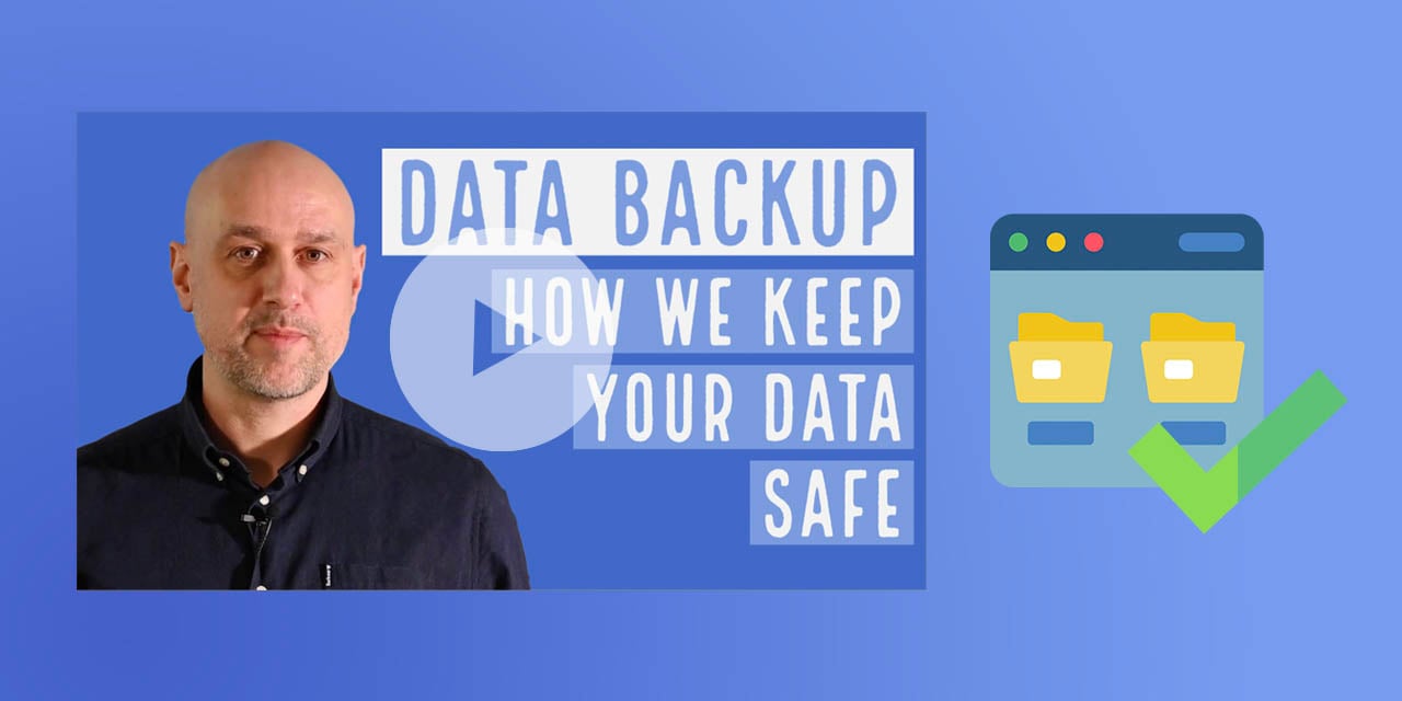 How we backup data and keep your data safe