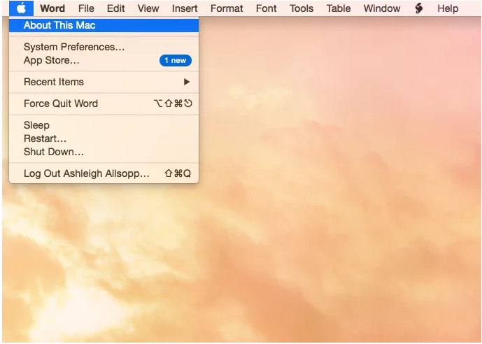 About this Mac