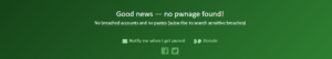 Clear from a hacked email