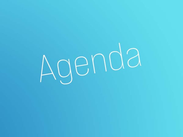 Webinar programme