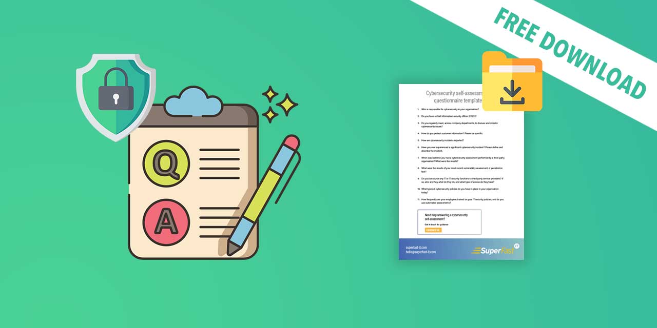 Cybersecurity self-assessment questionnaires