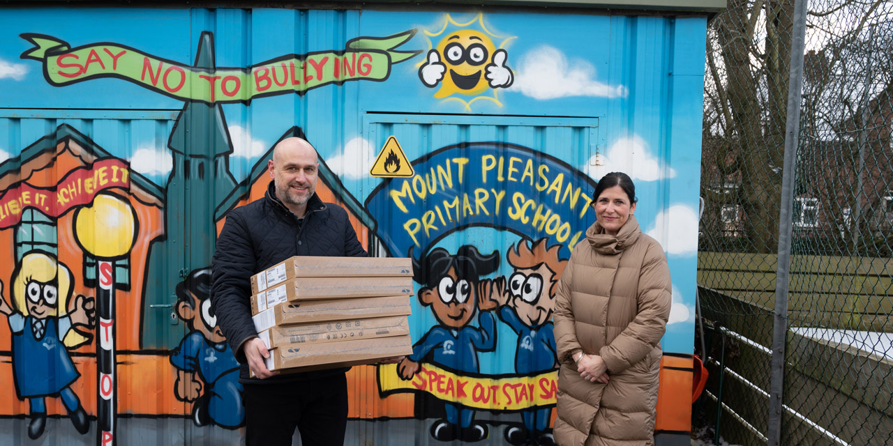 Donate laptops for disadvantaged children